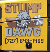 Decal for Stump Dawg stump removal